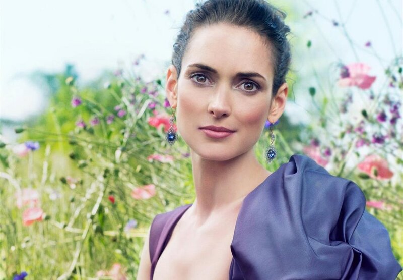 Woman in Purple Dress — Serene, Summer