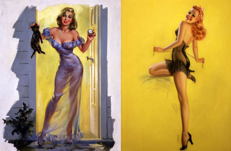 Woman in Purple Dress — Yellow, Playful