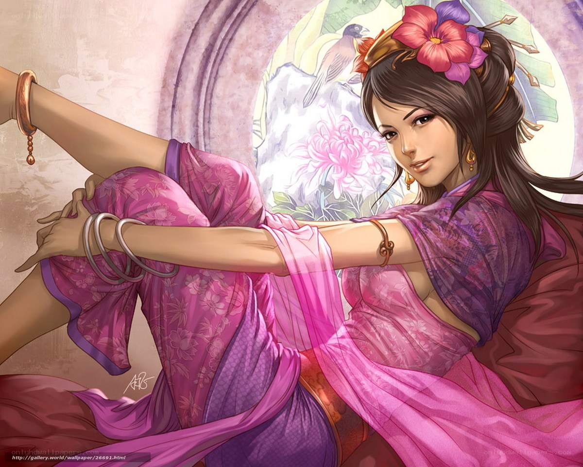 woman in purple dress