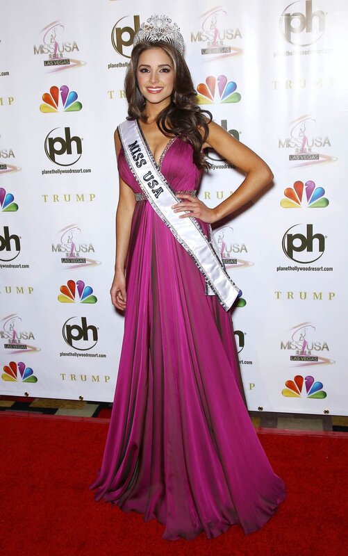 Woman in Purple Gown — Formal, Photograph, Sash