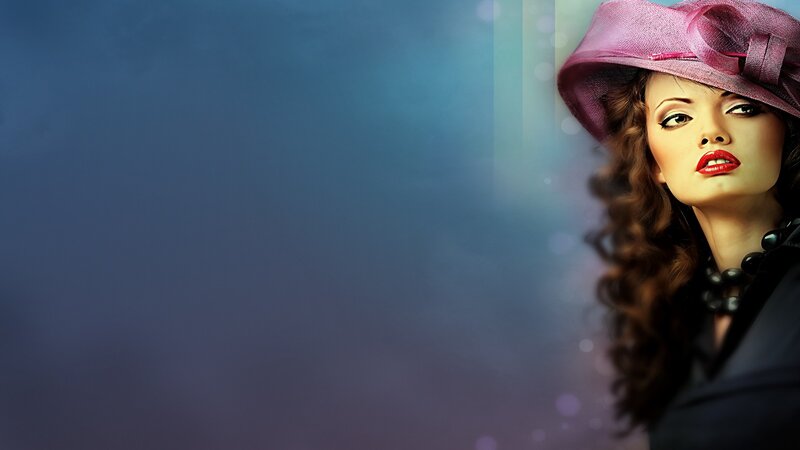 woman in purple hat