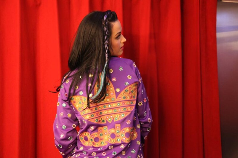 woman in purple jacket
