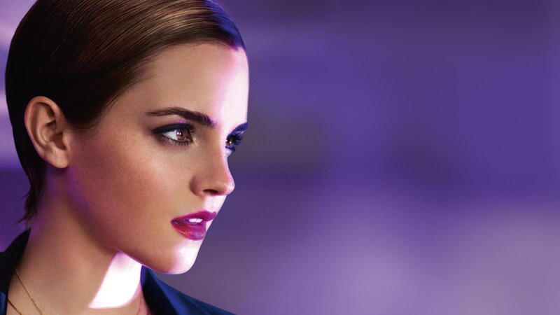 woman in purple lighting