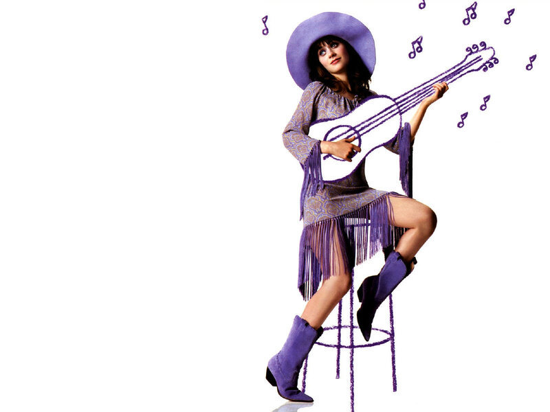 Woman in Purple Outfit — Playful, Whimsical