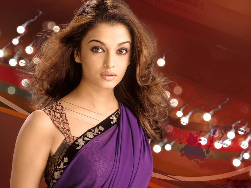 Woman in Purple Sari — Dramatic