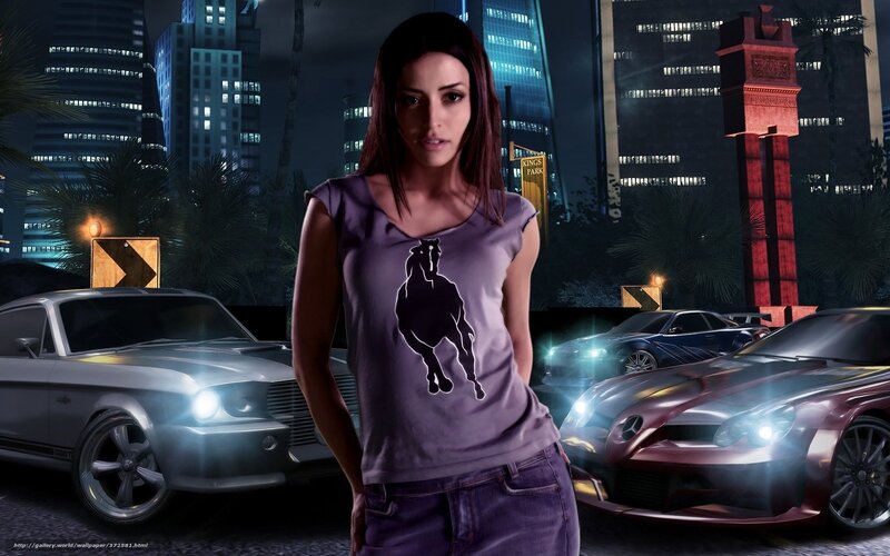 Woman in Purple Shirt — Dark