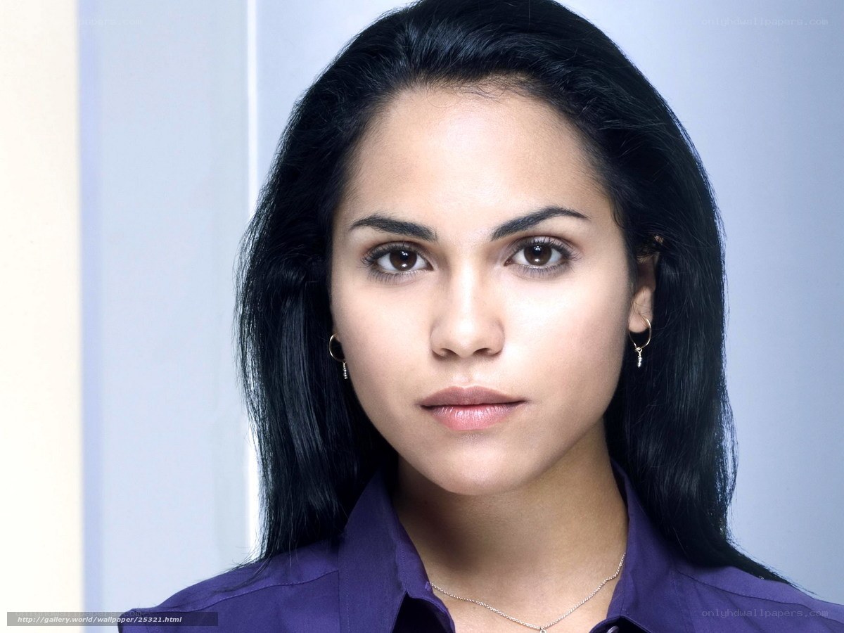woman in purple shirt