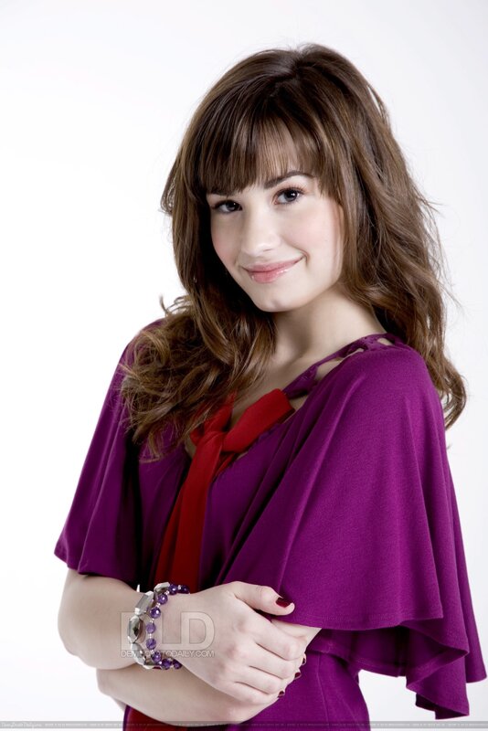 woman in purple top
