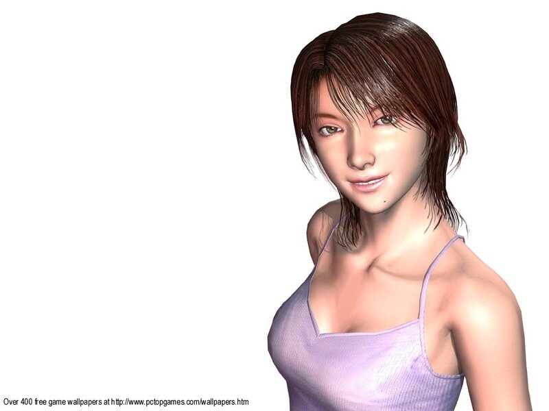 Woman in Purple Top — Neutral, 3d Render