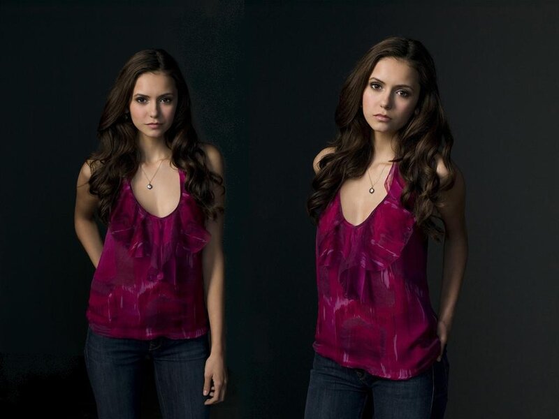 Woman in Purple Top — Serious