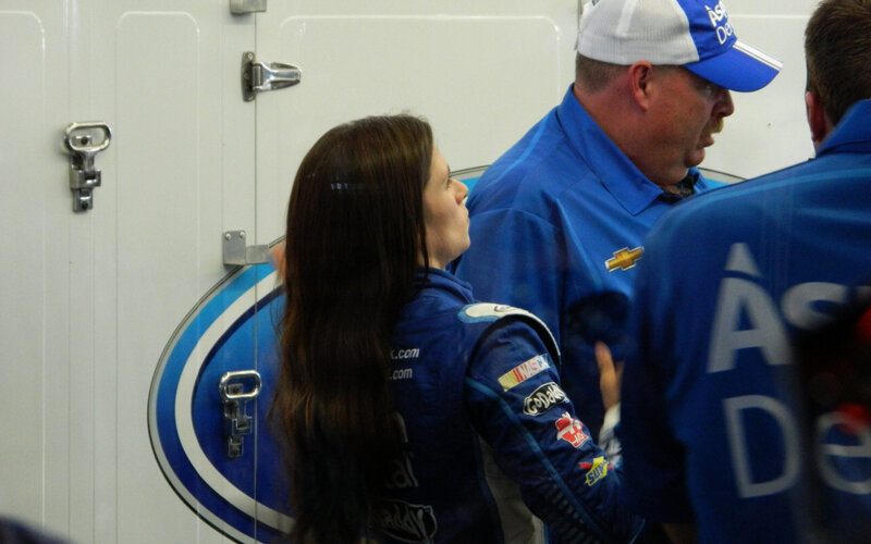 Woman in Racing Suit — Blue, Neutral