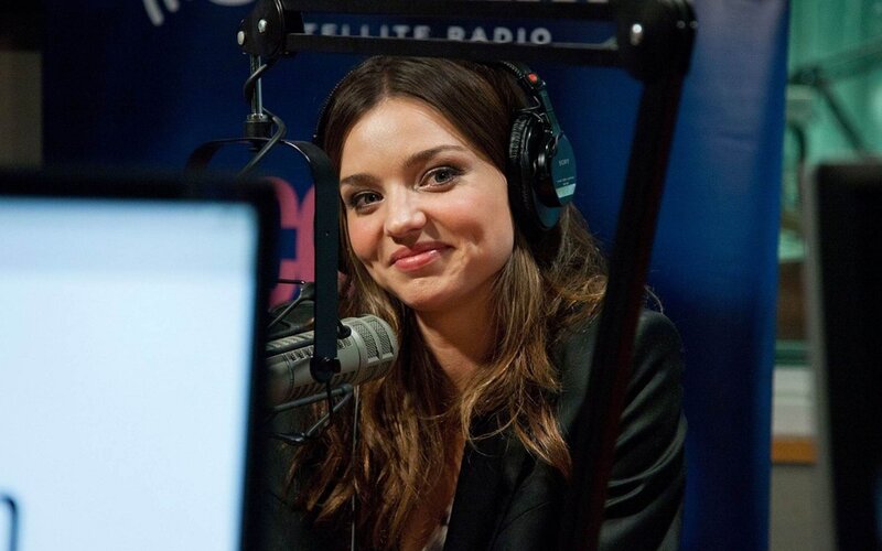 woman in radio studio
