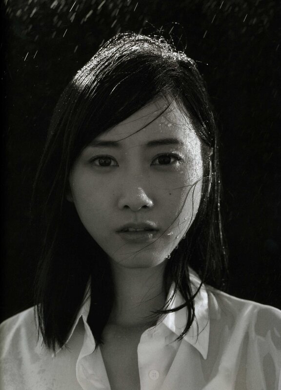 woman in rain