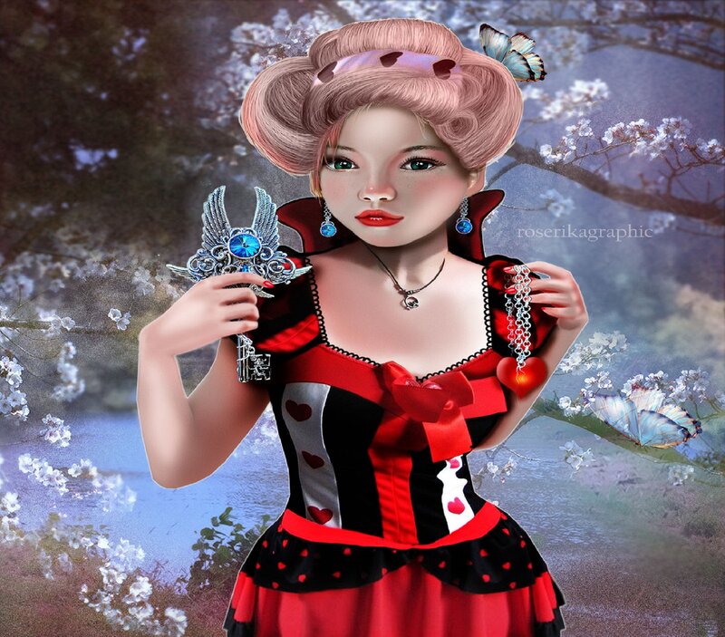 Woman in Red and Black Dress — Fantastical