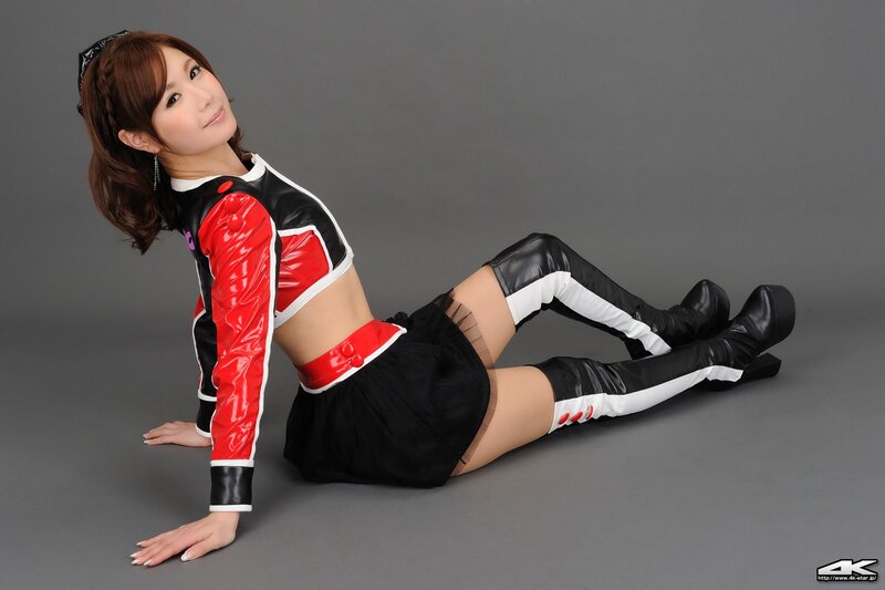 Woman in Red and Black Outfit — Confident, Photograph, Boots