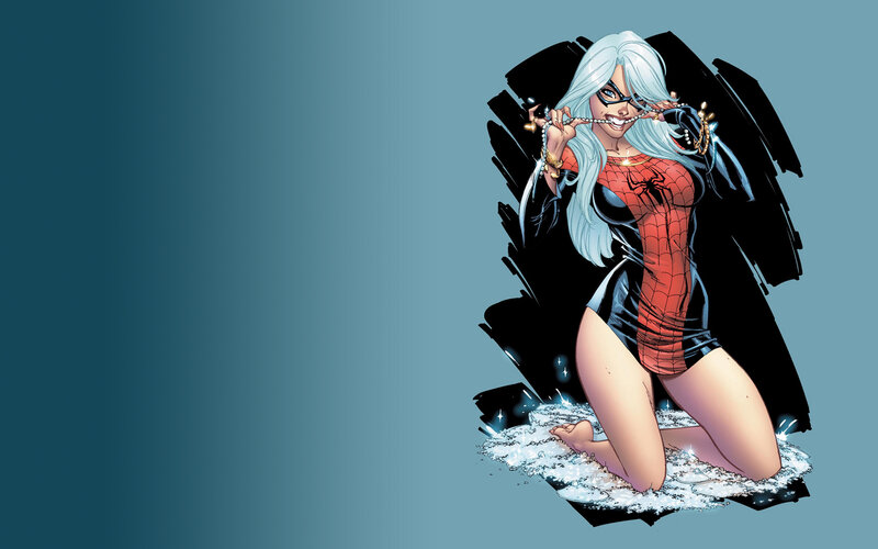 Woman in Red and Black Suit — Blue