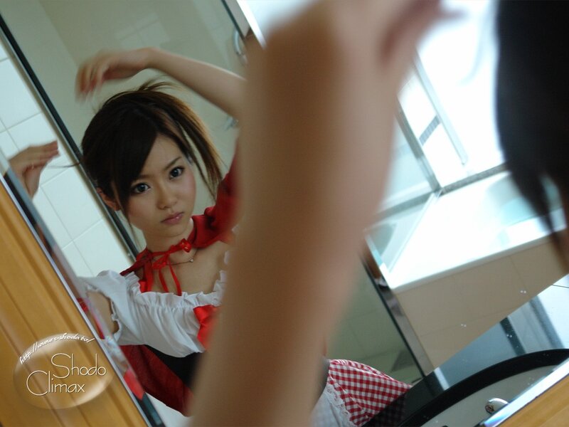 Woman in Red and White Outfit — Neutral, Photograph