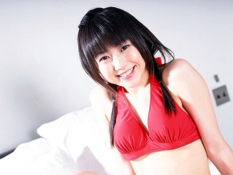 woman in red bikini top