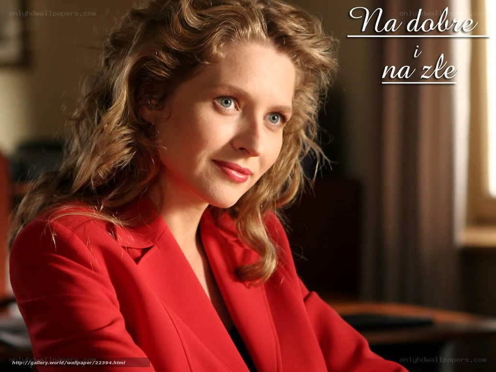 Woman in red blazer