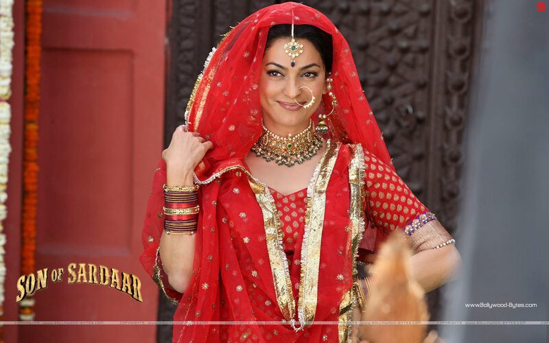 woman in red bridal attire