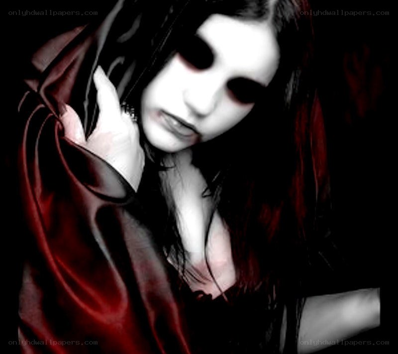 woman in red cloak