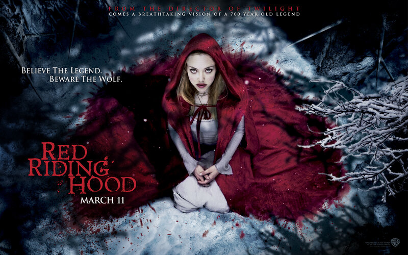 Woman in Red Cloak — Dark, Dramatic