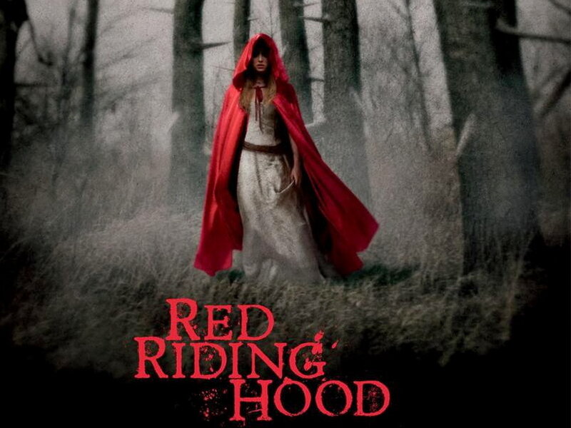Woman in Red Cloak — Dark, Mysterious