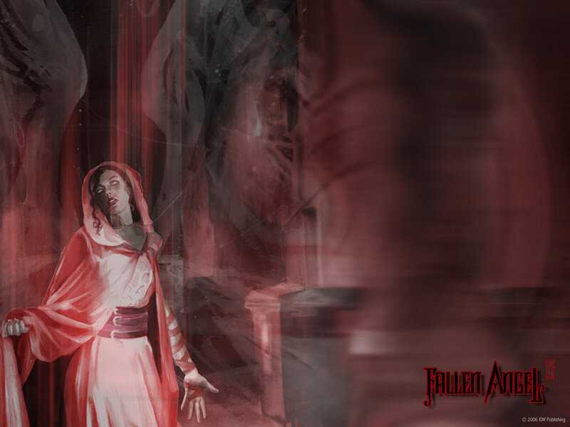 Woman in Red Cloak — Dramatic, Eerie