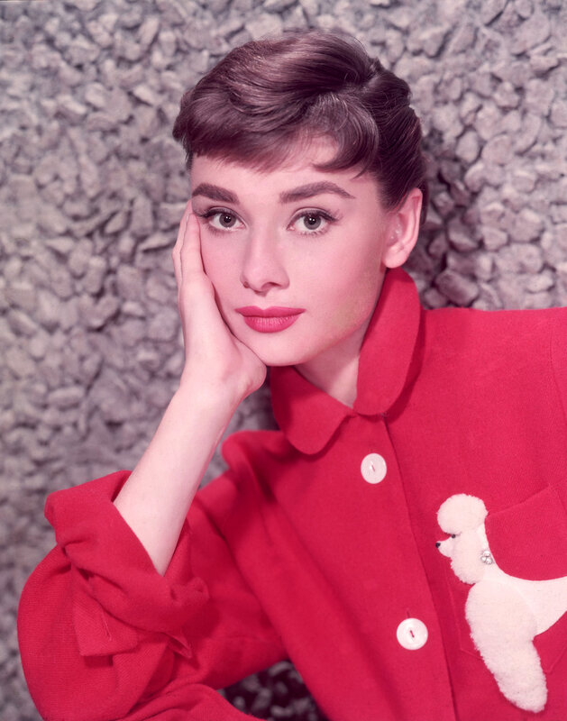 Woman in Red Coat — Calm, Photograph, Poodle Pin