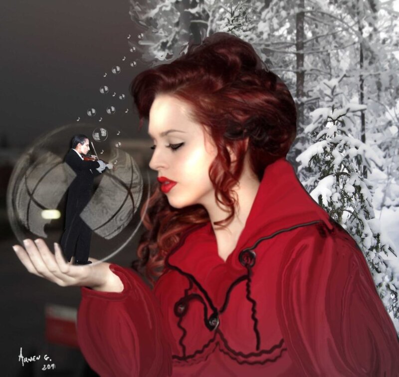 Woman in Red Coat — Dreamy