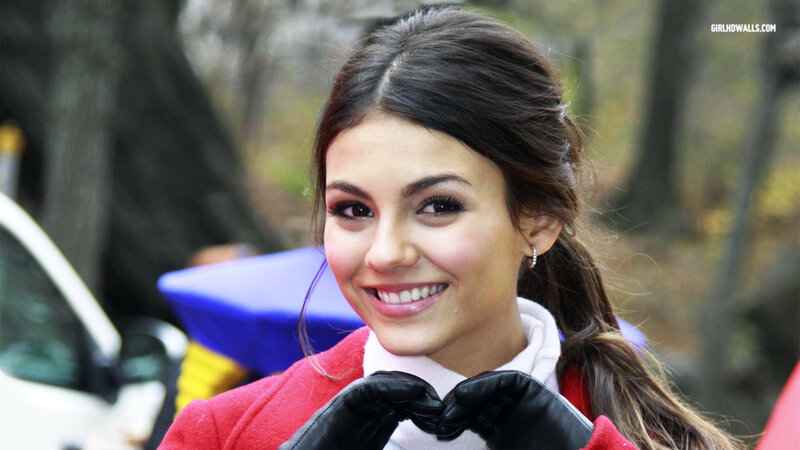 Woman in Red Coat — Happy