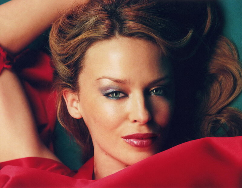 woman in red dress