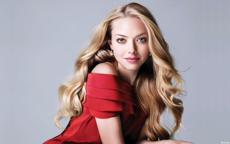 woman in red dress