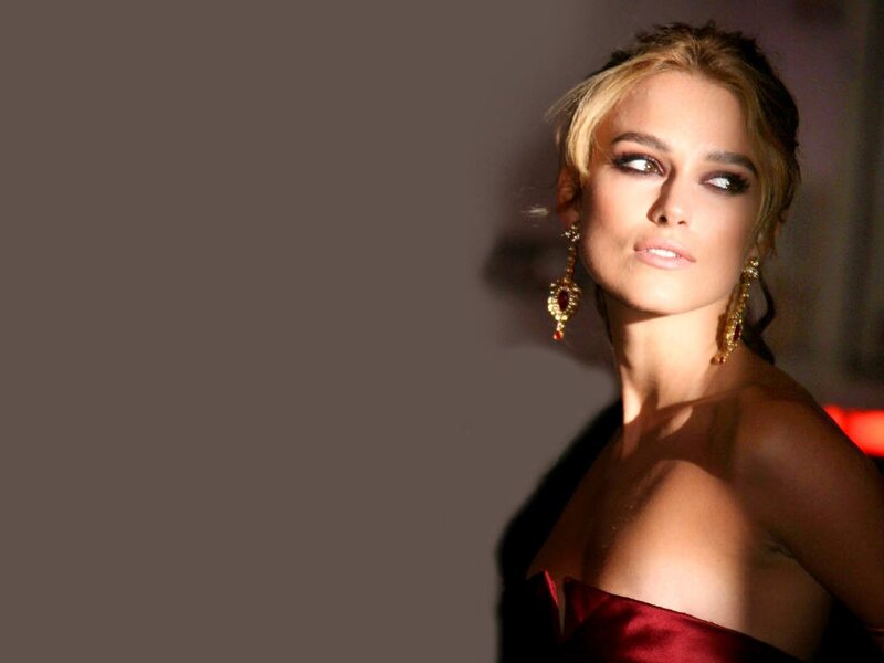woman in red dress