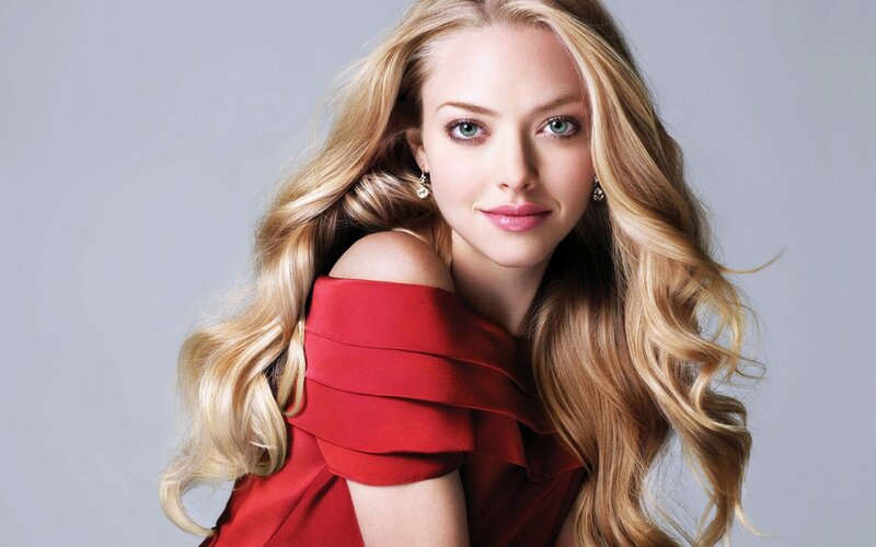 woman in red dress