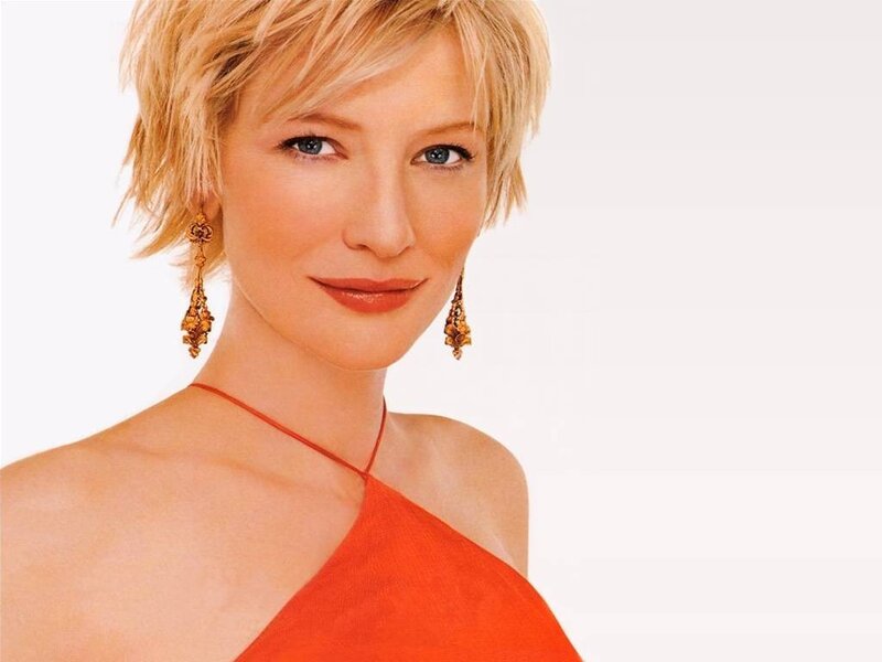 woman in red dress