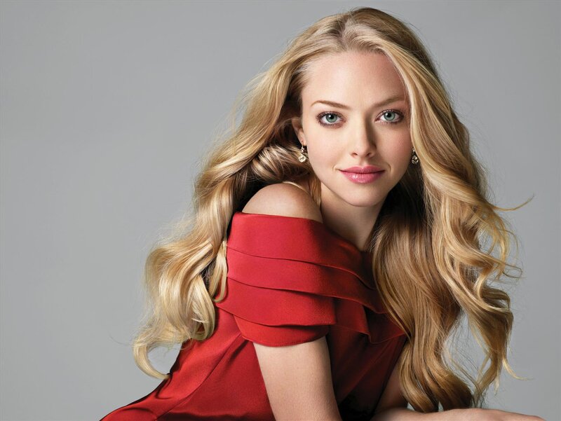 woman in red dress