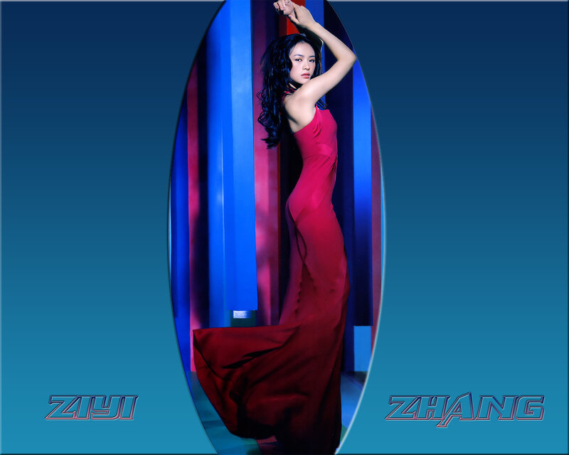 Woman in Red Dress — Blue, Dramatic, Photograph, Blue Background