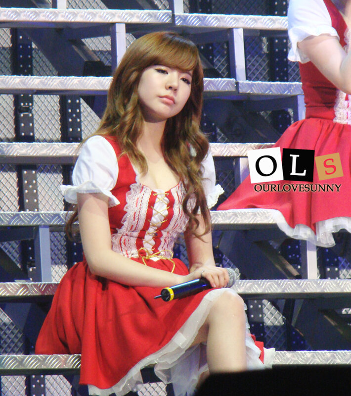 Woman in Red Dress — Calm, Photograph, Microphone
