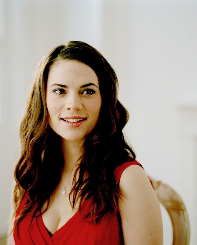 Woman in Red Dress — Calm, Photograph, Necklace, Chair