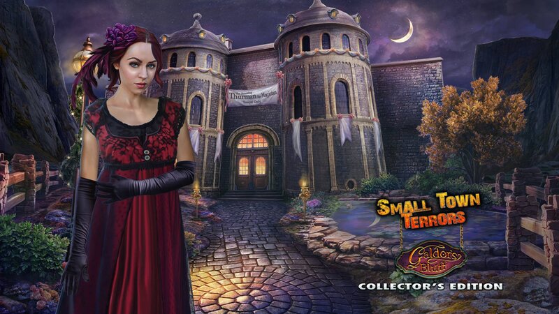 Woman in Red Dress — Dramatic, Night, Digital Art, Castle, Moon, Tree