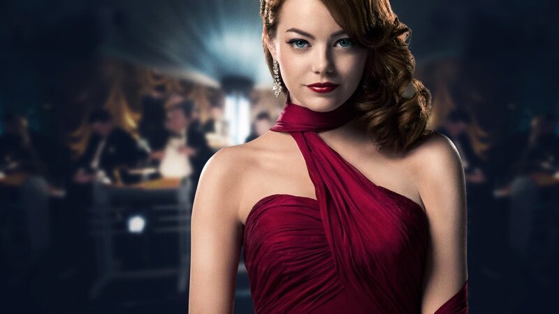 Woman in Red Dress — Dramatic, Night, Photograph, Earrings, Crowd