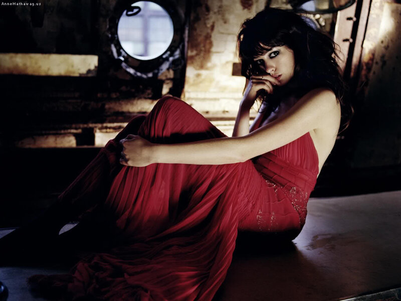 Woman in Red Dress — Dramatic, Photograph, Porthole