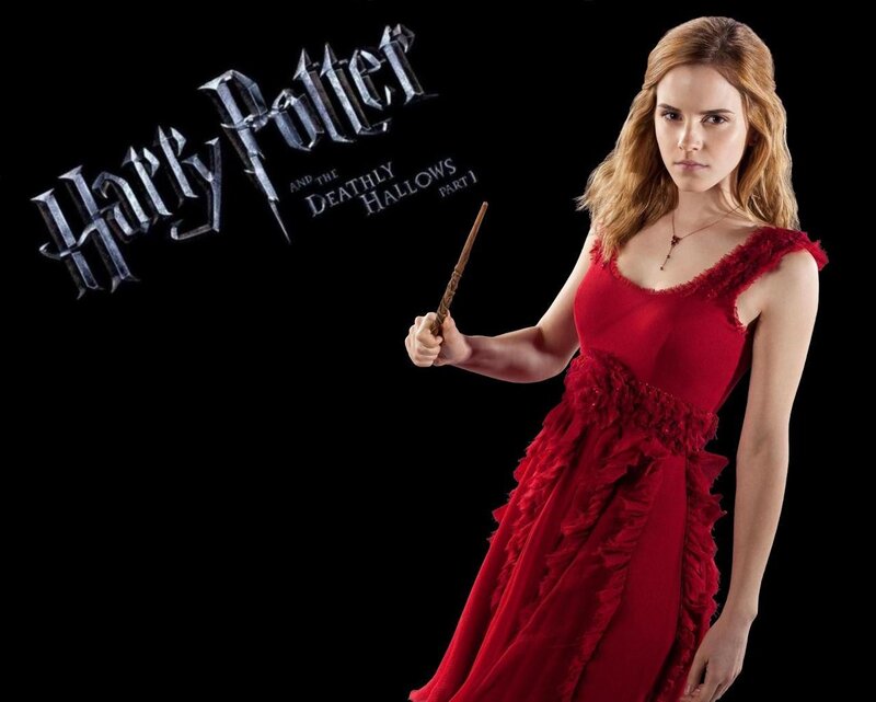 Woman in Red Dress — Dramatic, Photograph, Wand