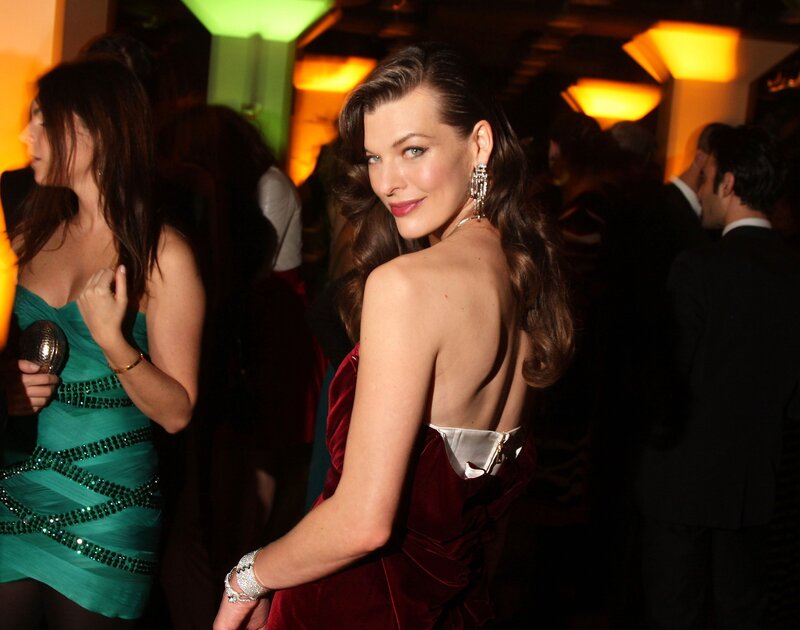 Woman in Red Dress — Elegant