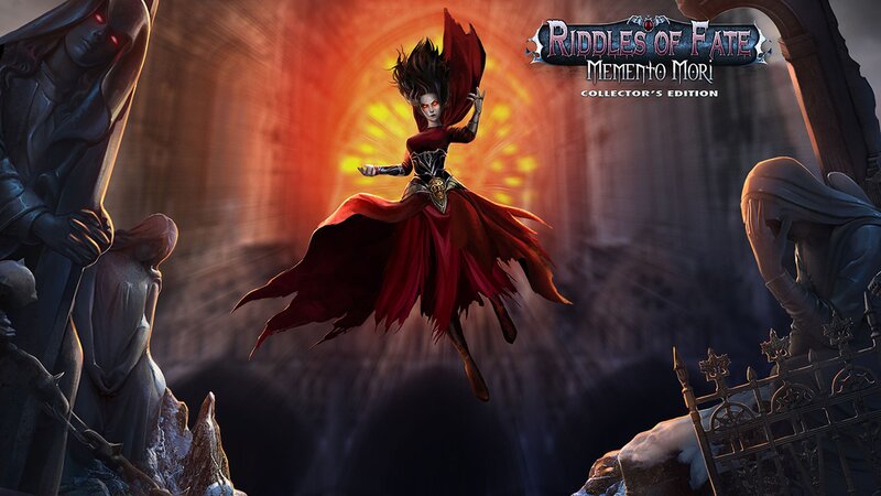 Woman in Red Dress Floating — Dramatic