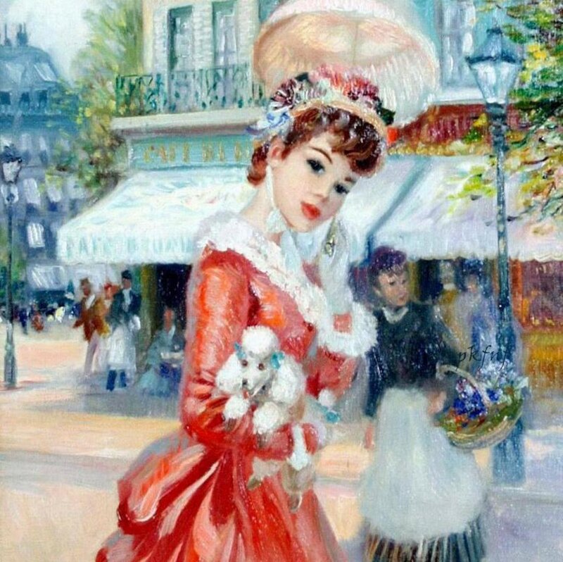 Woman in Red Dress — Lively