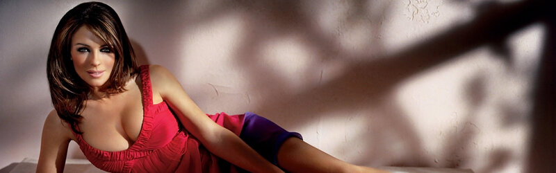 woman in red dress posing