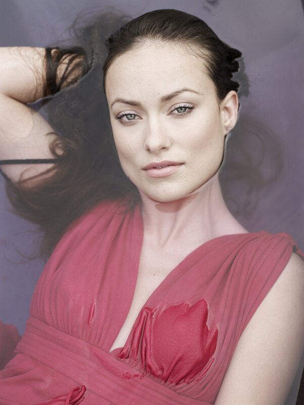 Woman in Red Dress — Serene, Photograph, Hair, Eyes, Purple