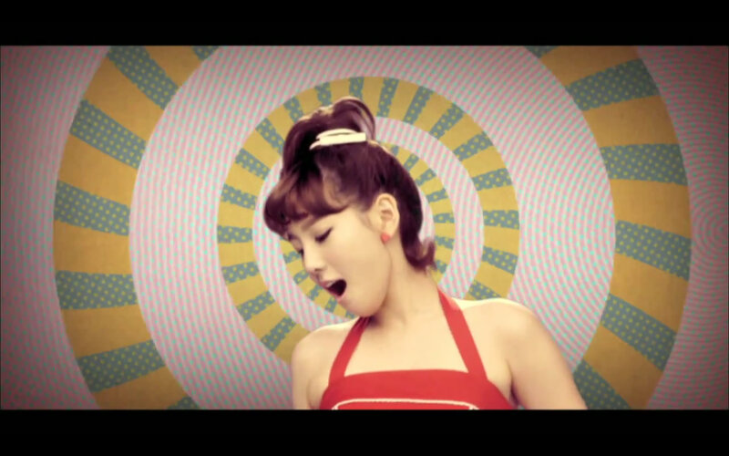 woman in red dress singing